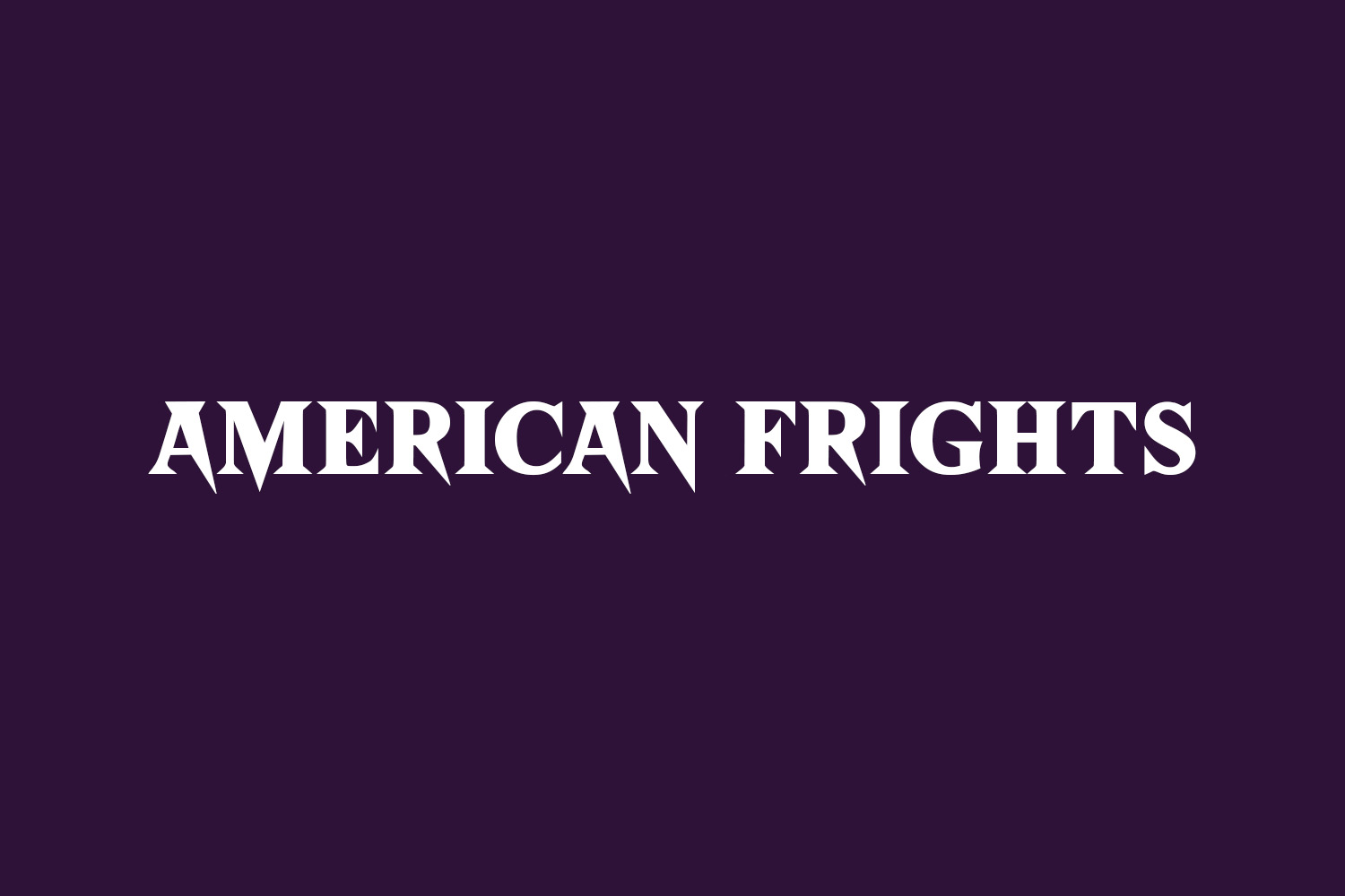 American Frights Free Font