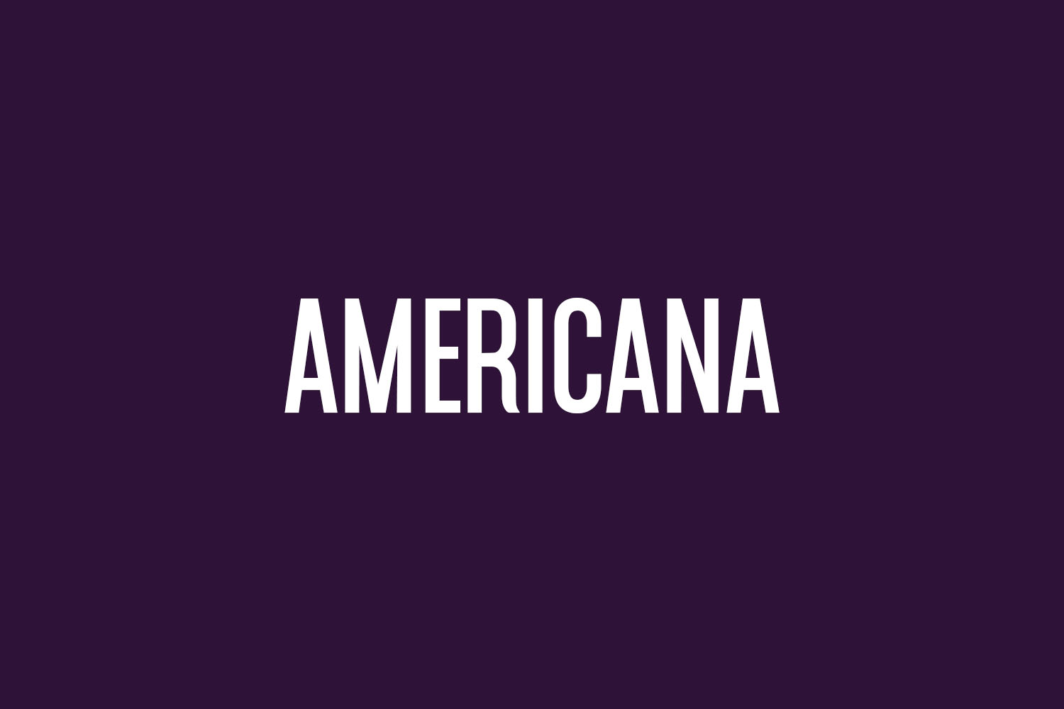 Americana Free Font