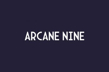Arcane Nine Free Font
