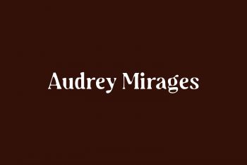 Audrey Mirages Free Font