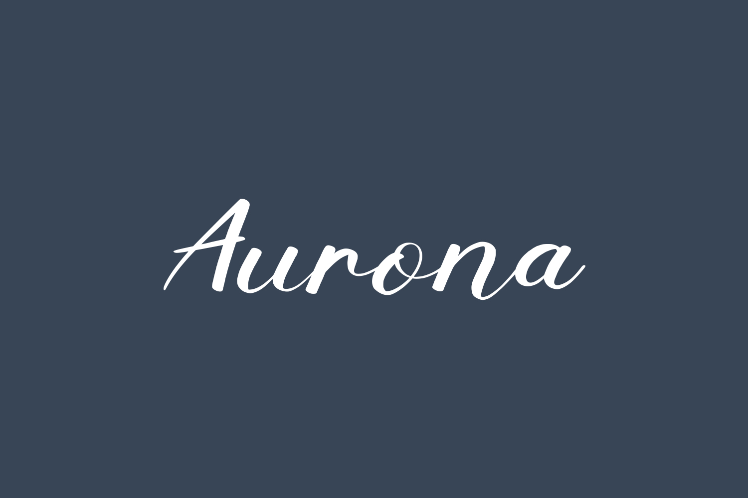 Aurona Free Font