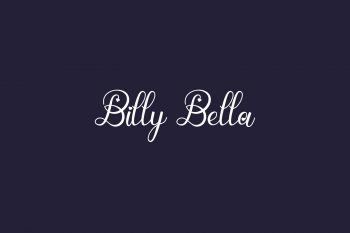 Billy Bella Free Font