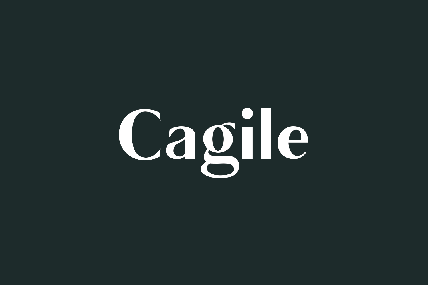 Cagile Free Font