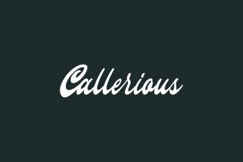 Callerious Free Font