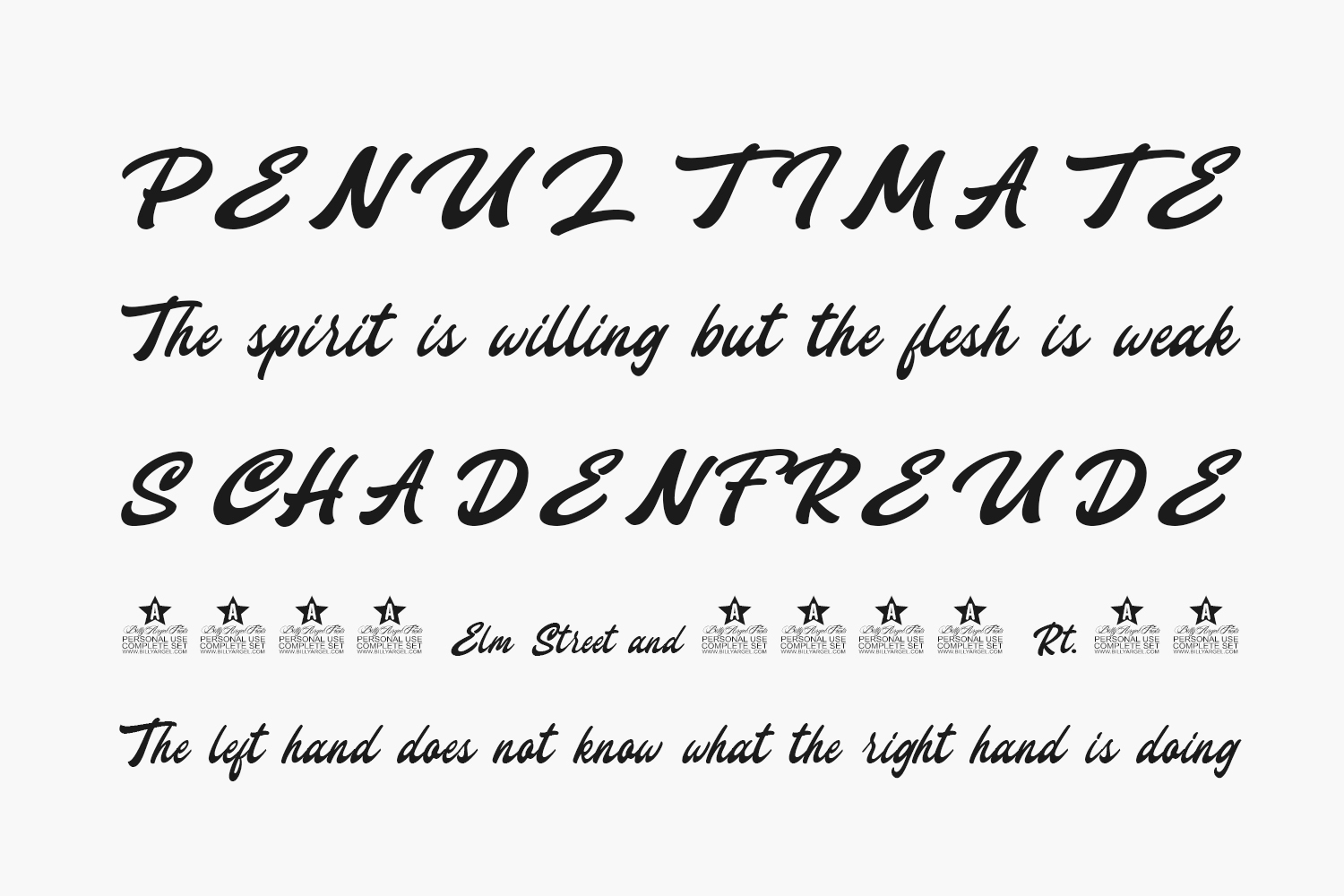Callerious Free Font