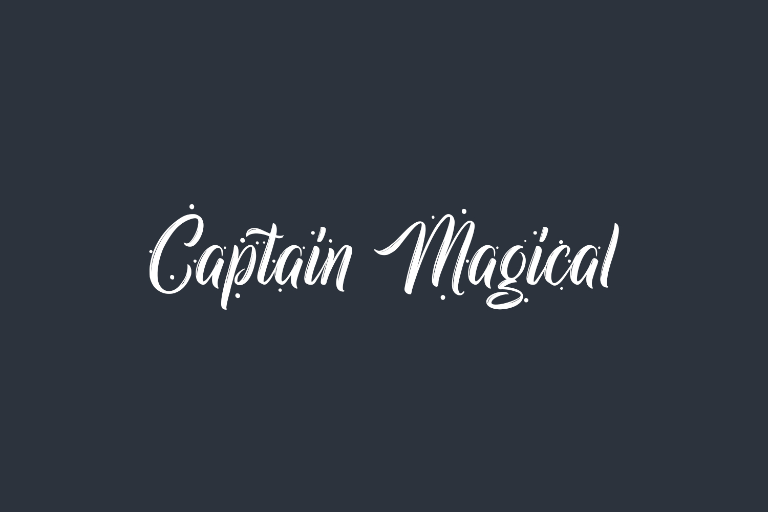 Captain Magical Free Font