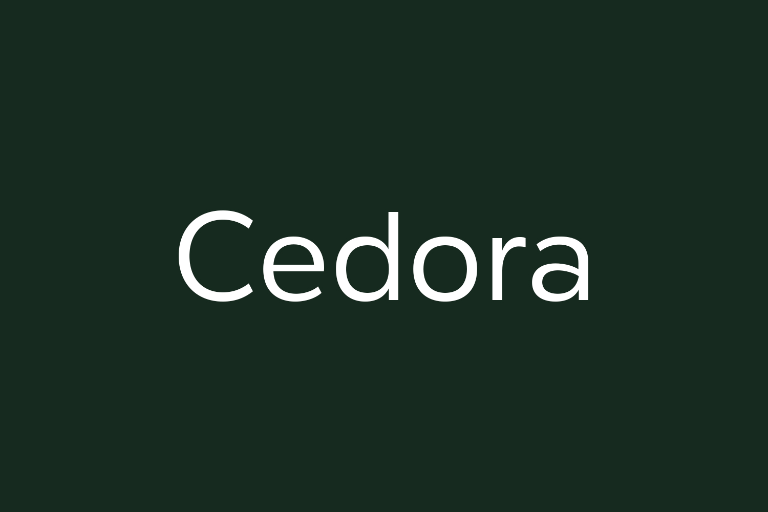 Cedora Free Font