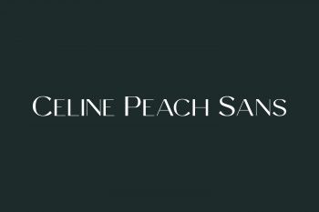 Celine Peach Sans Free Font