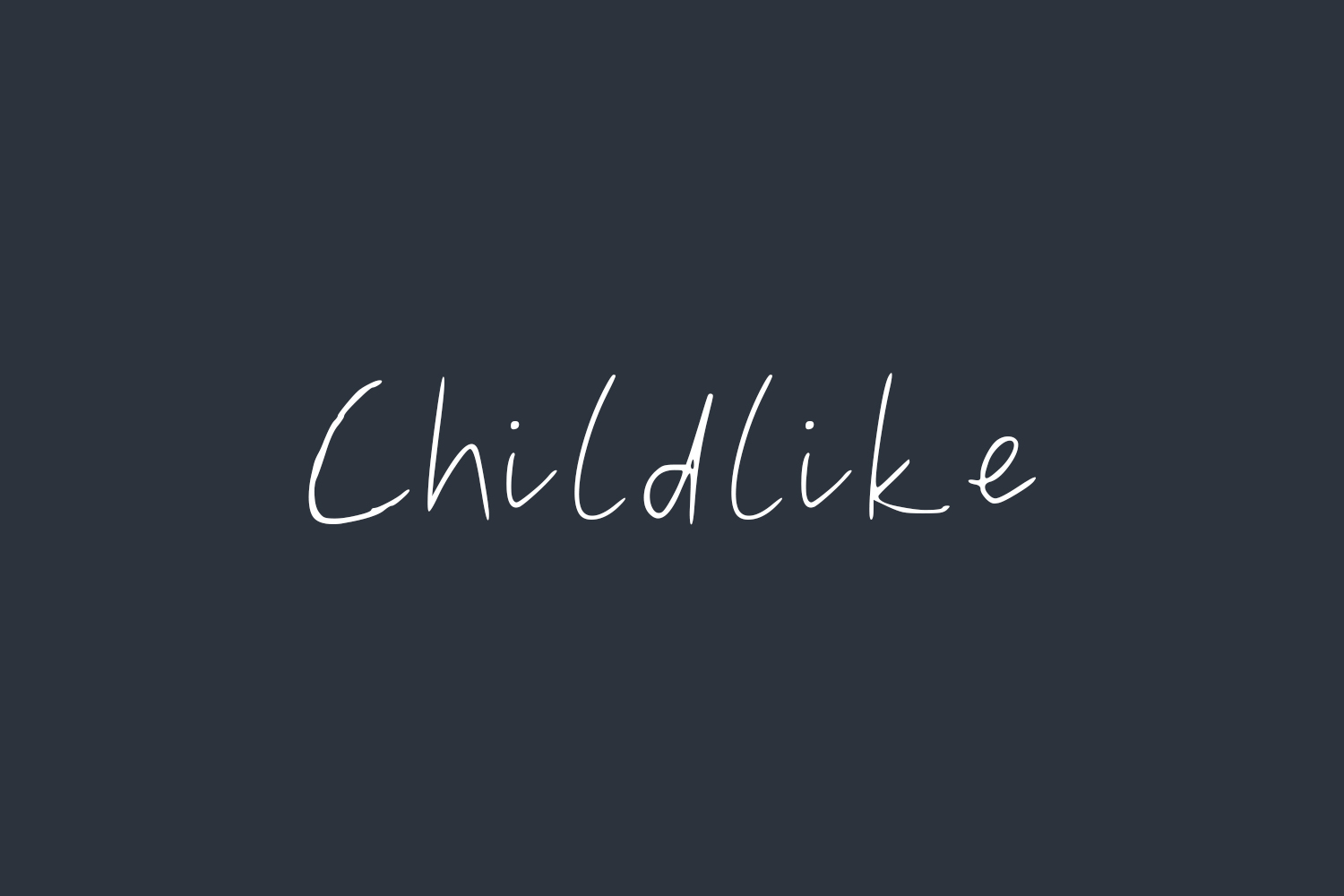 Childlike Free Font