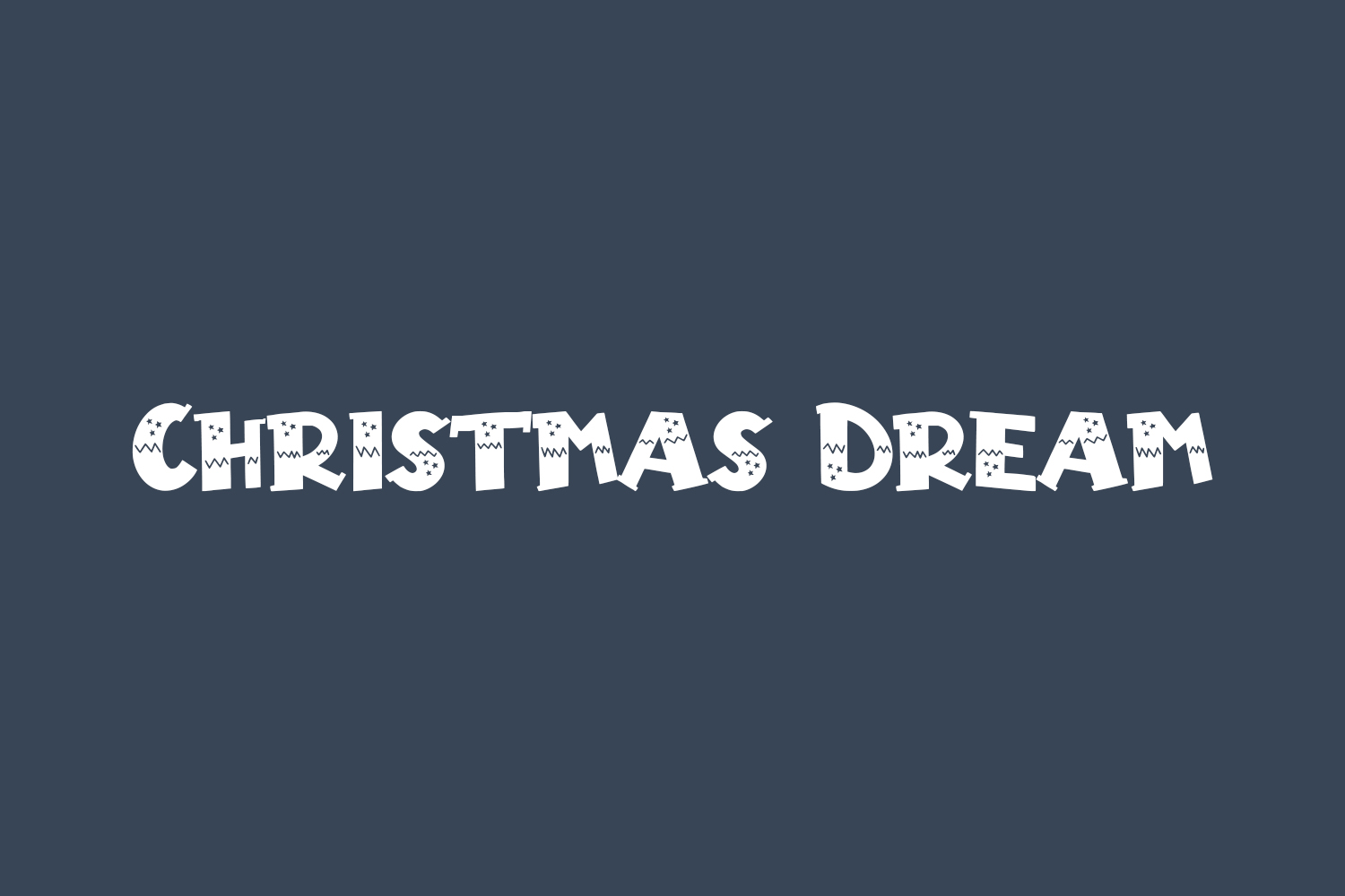 Christmas Dream Free Font