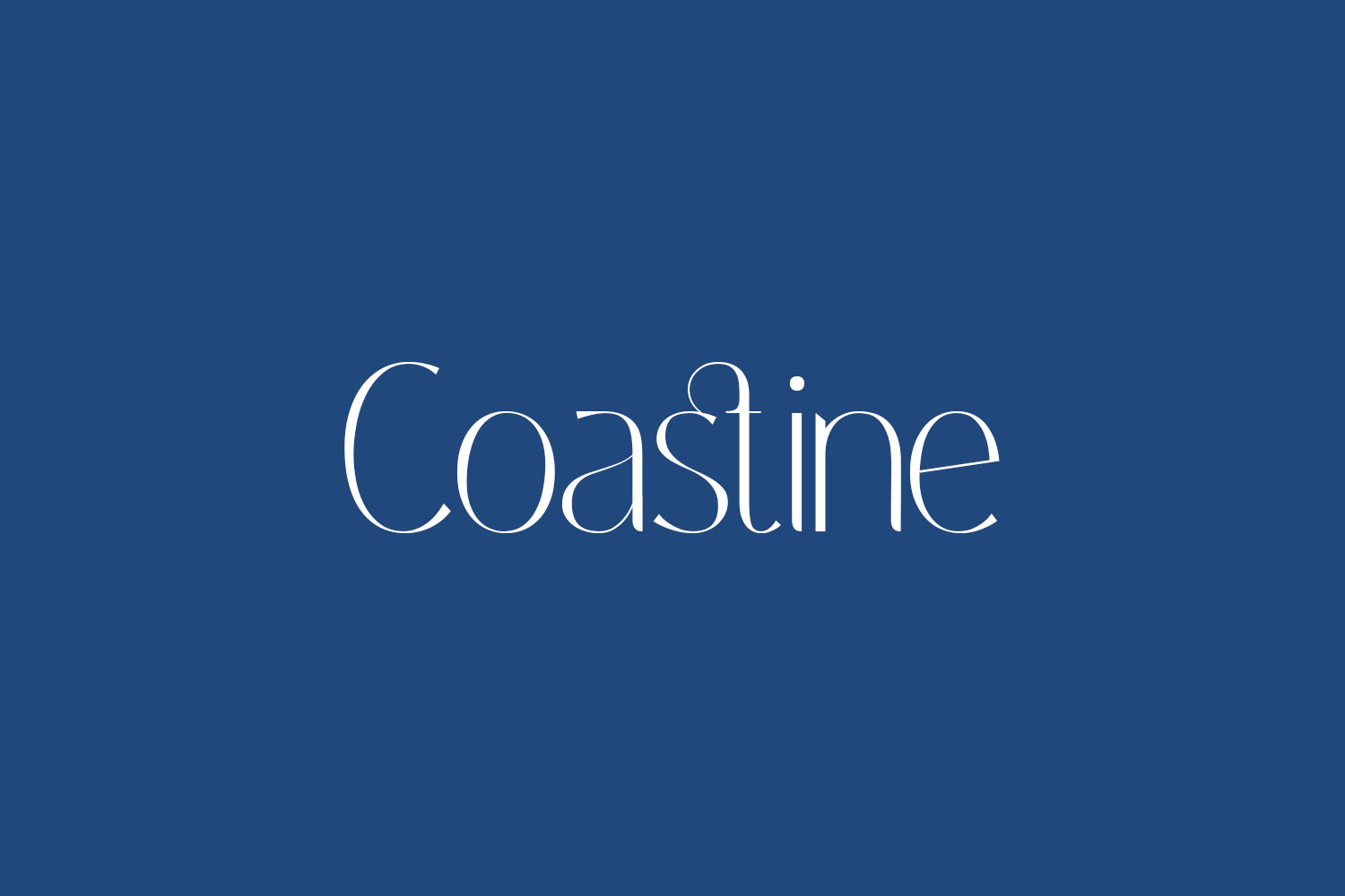 Coastine Free Font