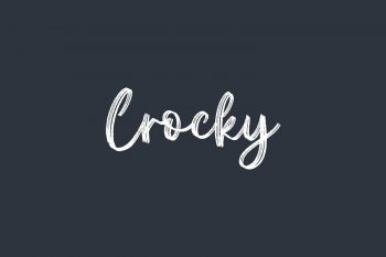 Crocky Free Font