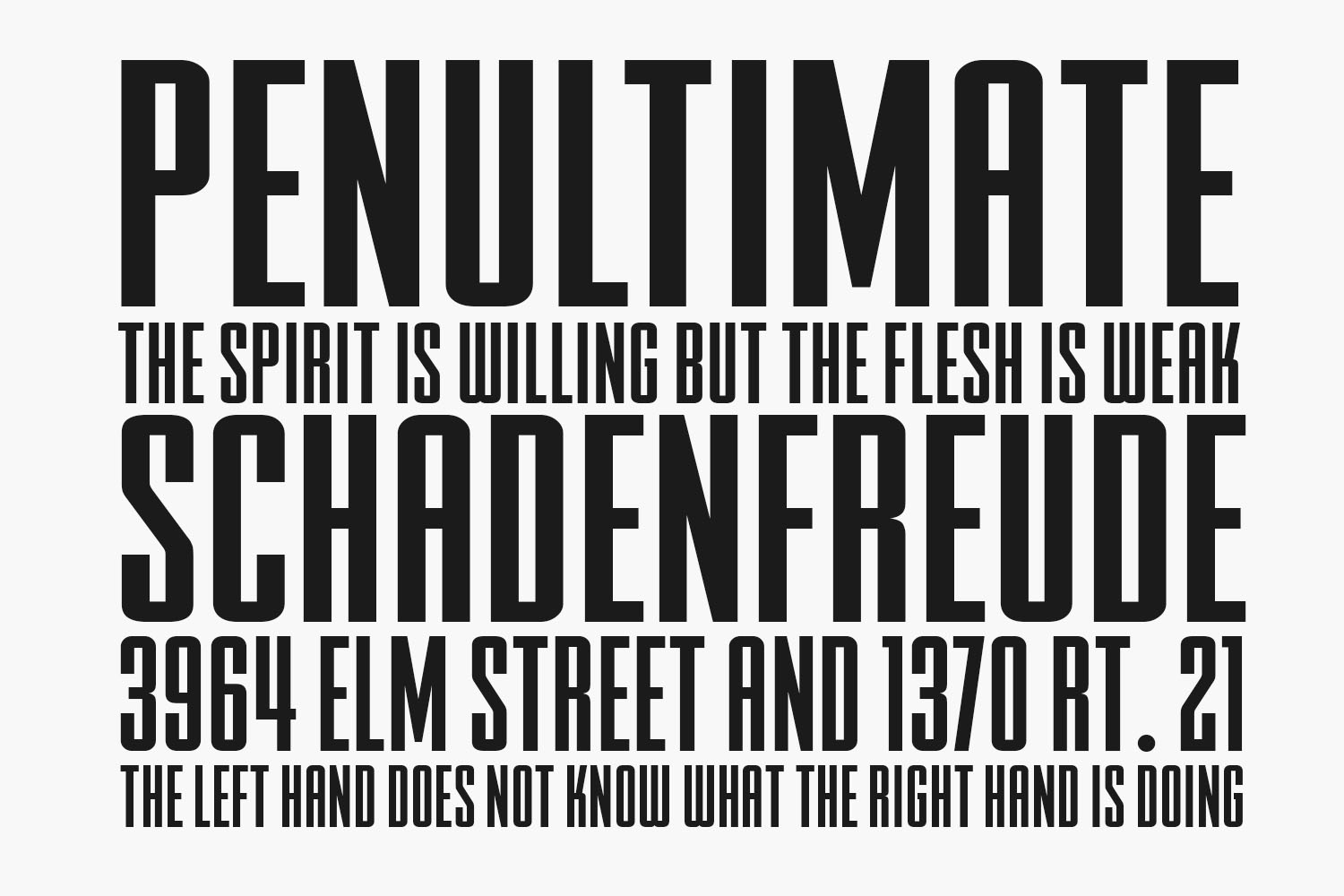 Delirium Free Font