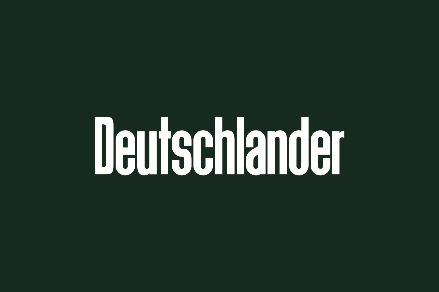 Deutschlander Free Font