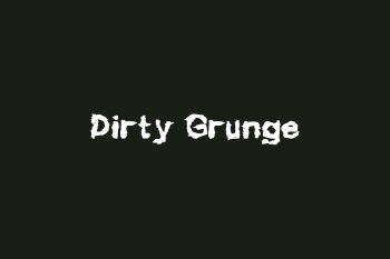 Dirty Grunge Free Font