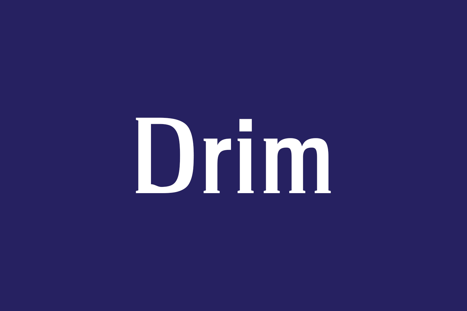 Drim Free Font