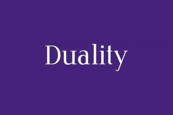 Duality Free Font