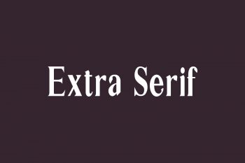 Extra Serif Free Font