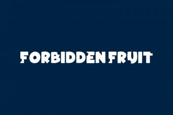 Forbidden Fruit Free Font