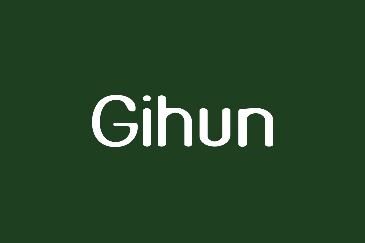 Gihun Free Font