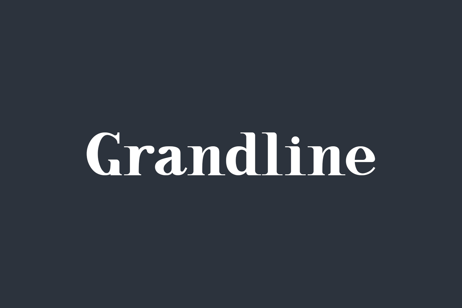 Grandline Free Font