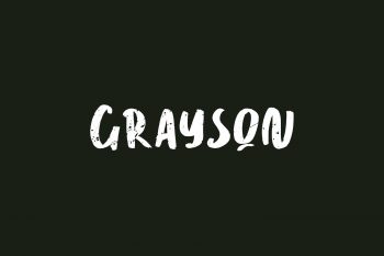 Grayson Free Font