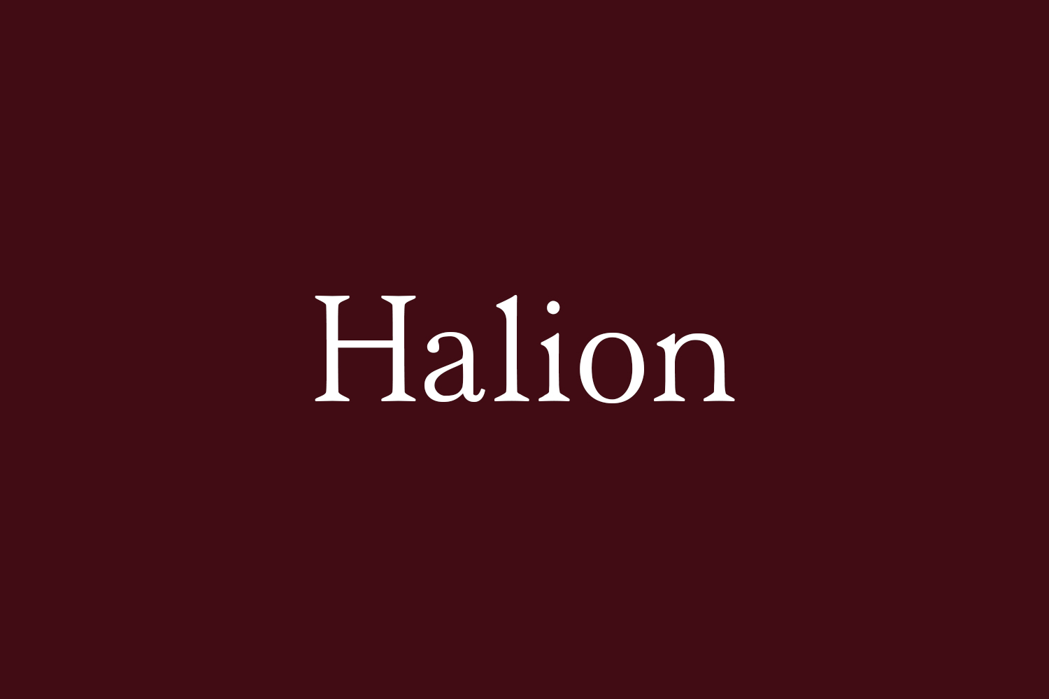 Halion Free Font