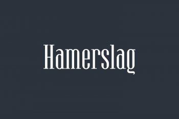 Hamerslag Free Font