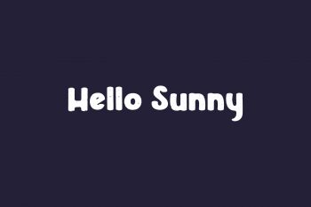 Hello Sunny Free Font