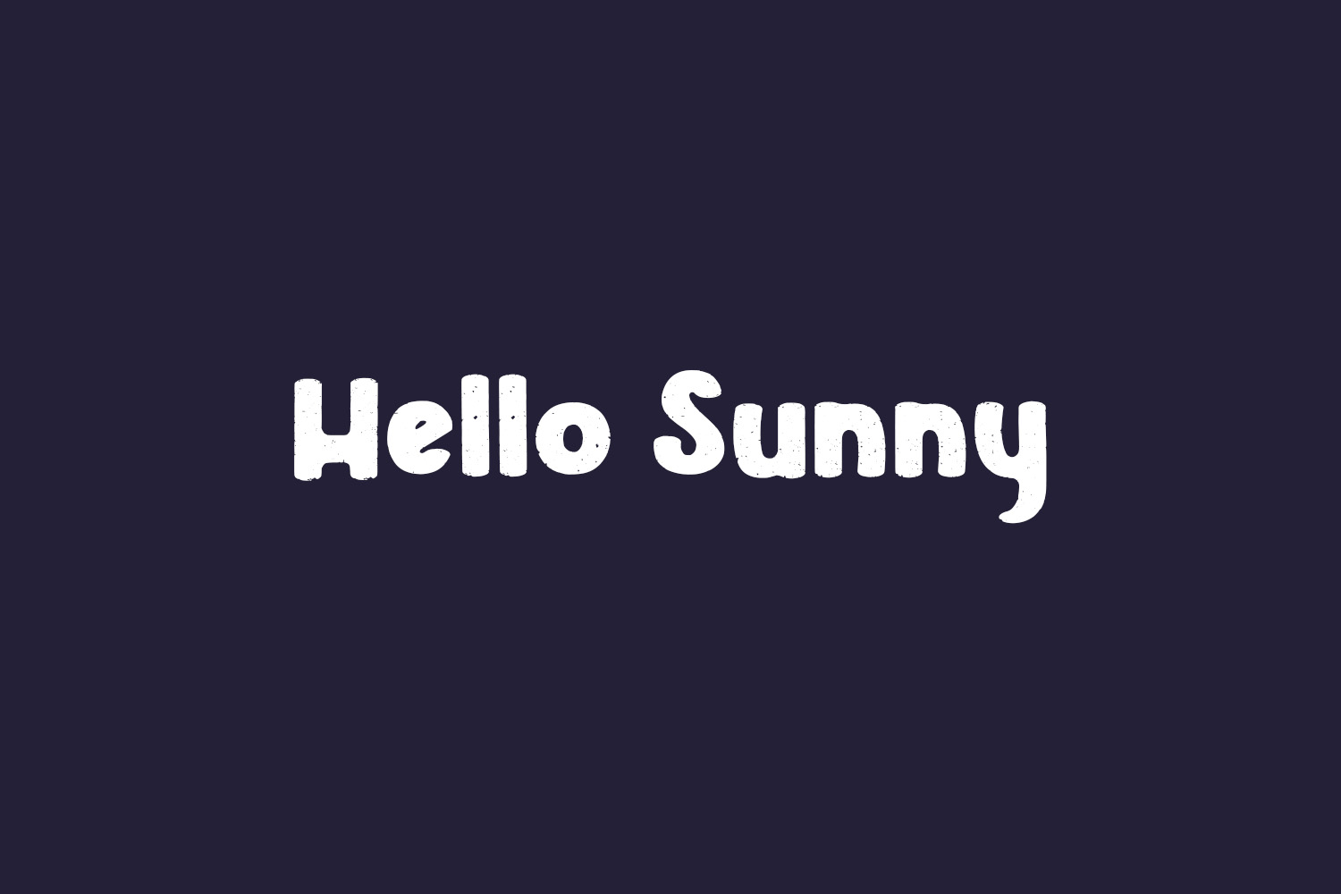 Hello Sunny Free Font