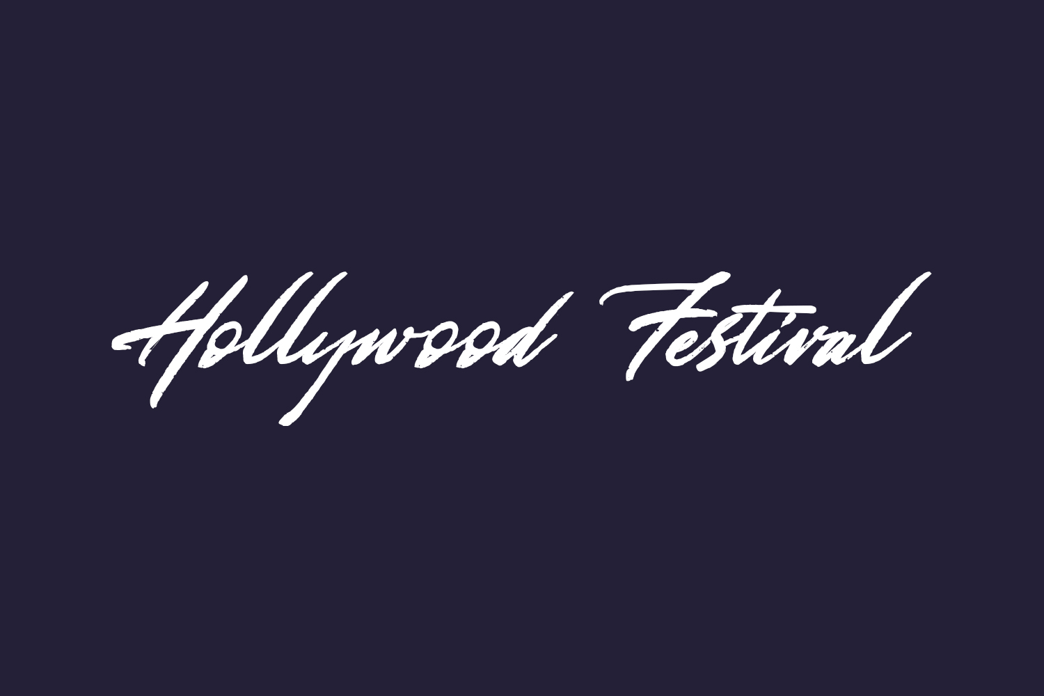 Hollywood Festival Free Font