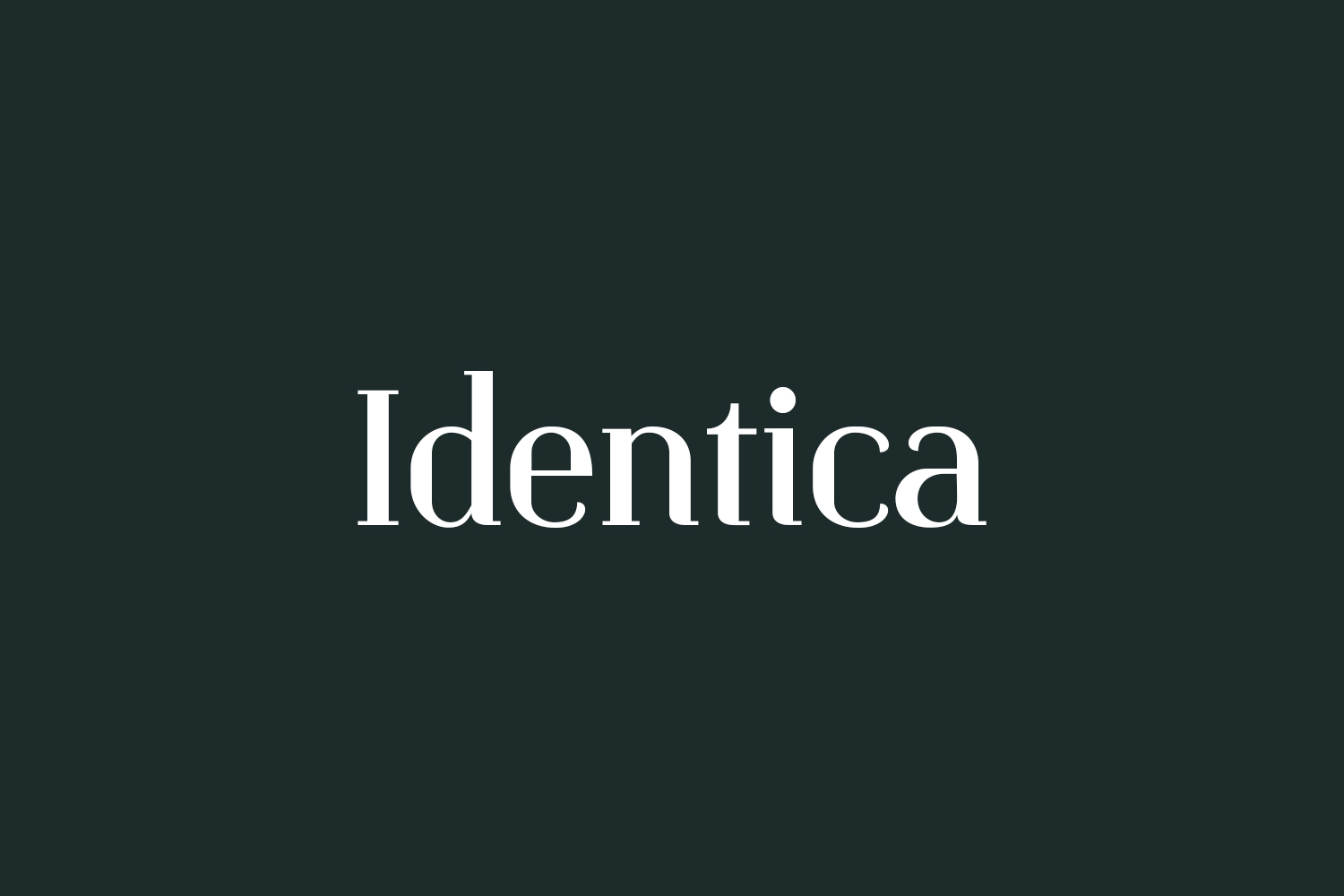 Identica Free Font