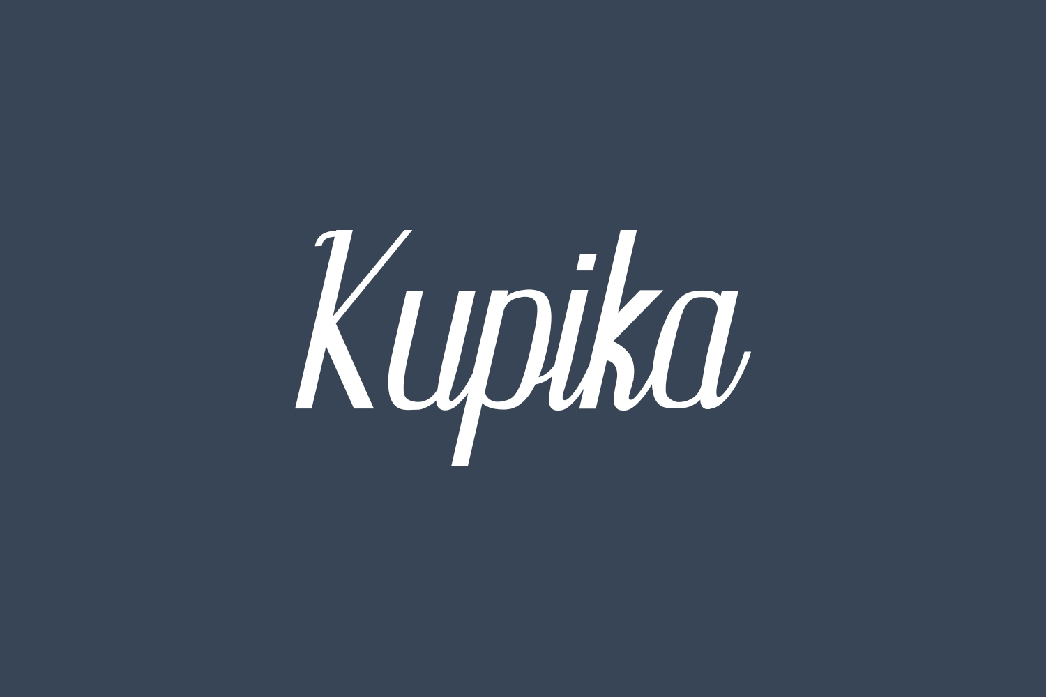 Kupika Free Font