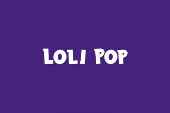 Loli Pop Free Font