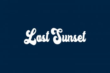 Lost Sunset Free Font