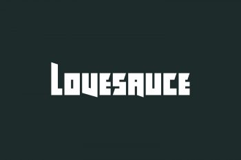 Lovesauce Free Font