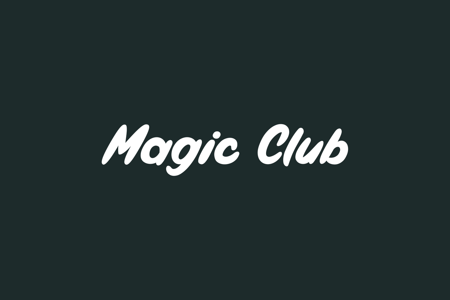 Magic Club Free Font