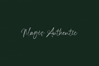 Magis Authentic Free Font