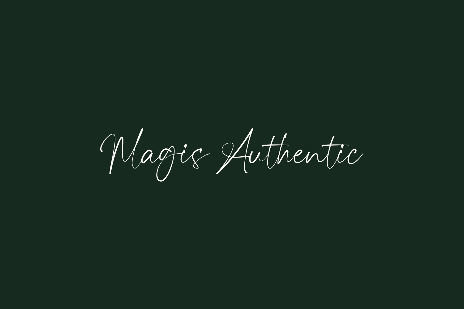Magis Authentic Free Font