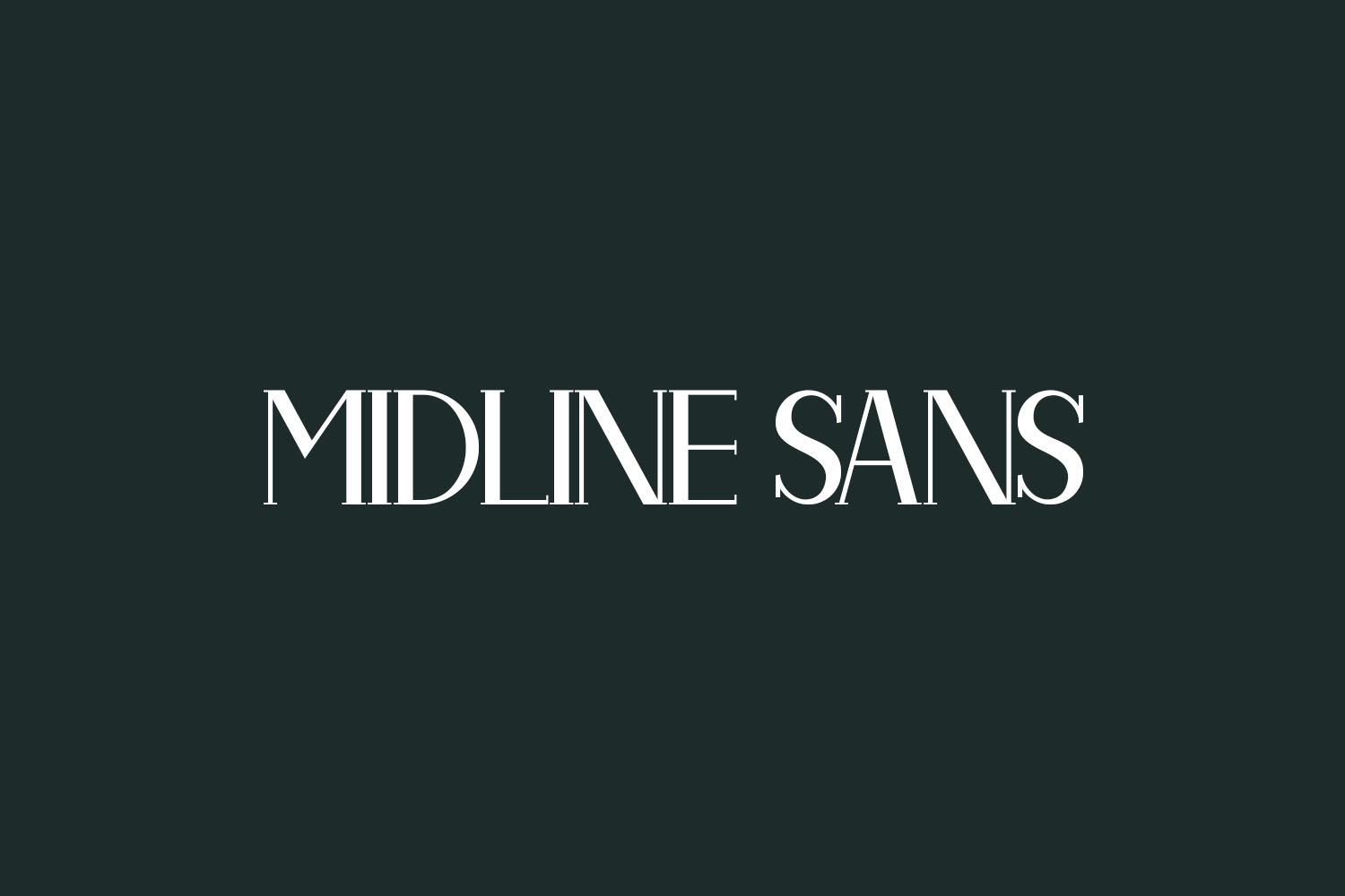 Midline Sans Free Font