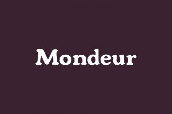 Mondeur Free Font
