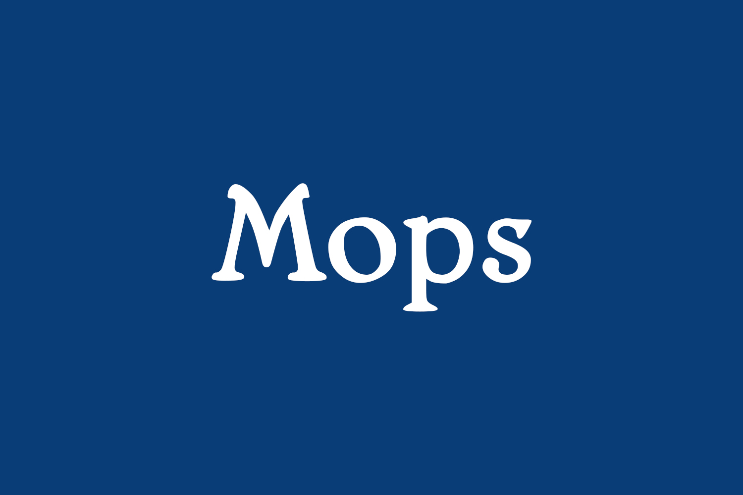 Mops Free Font