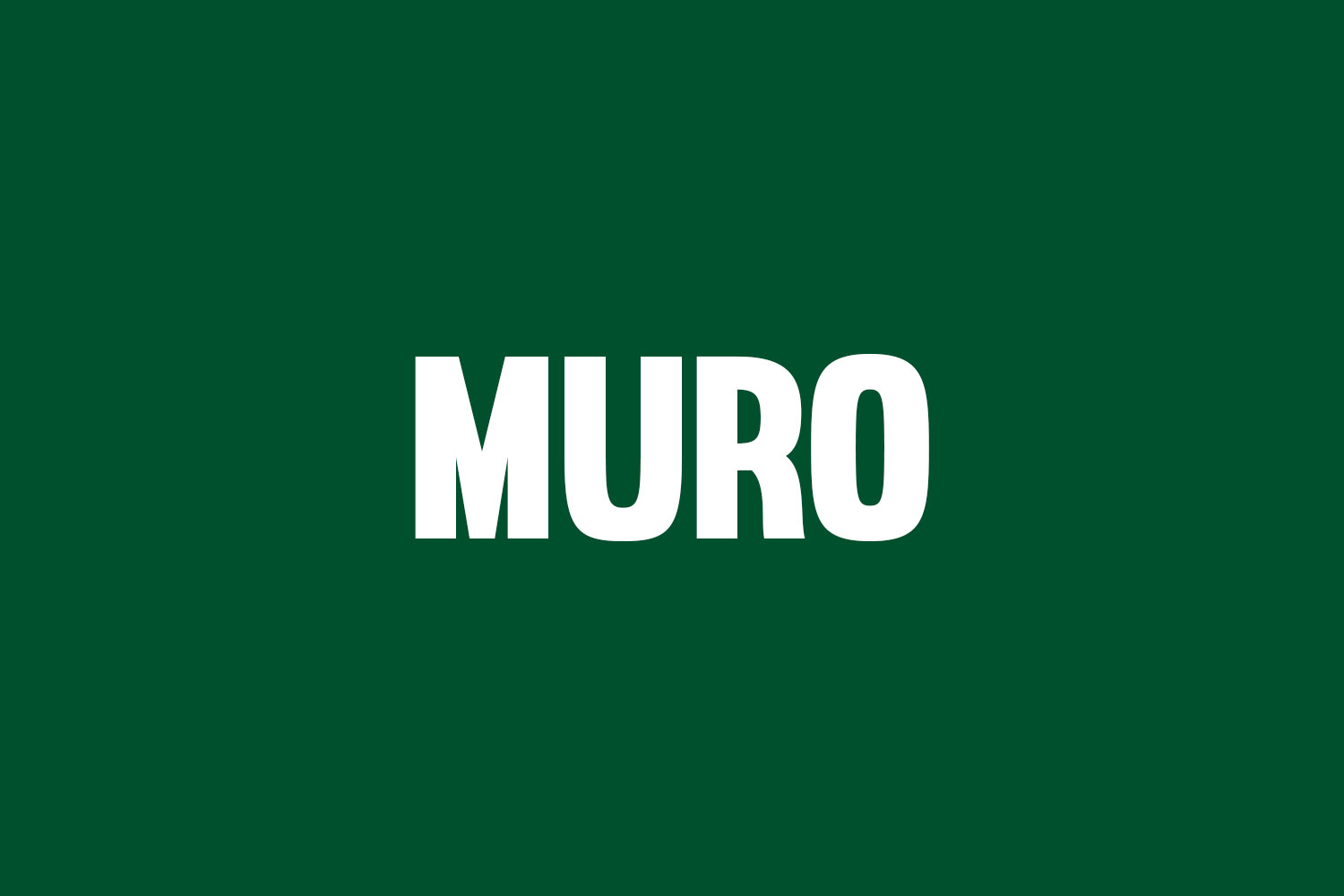 Muro Free Font