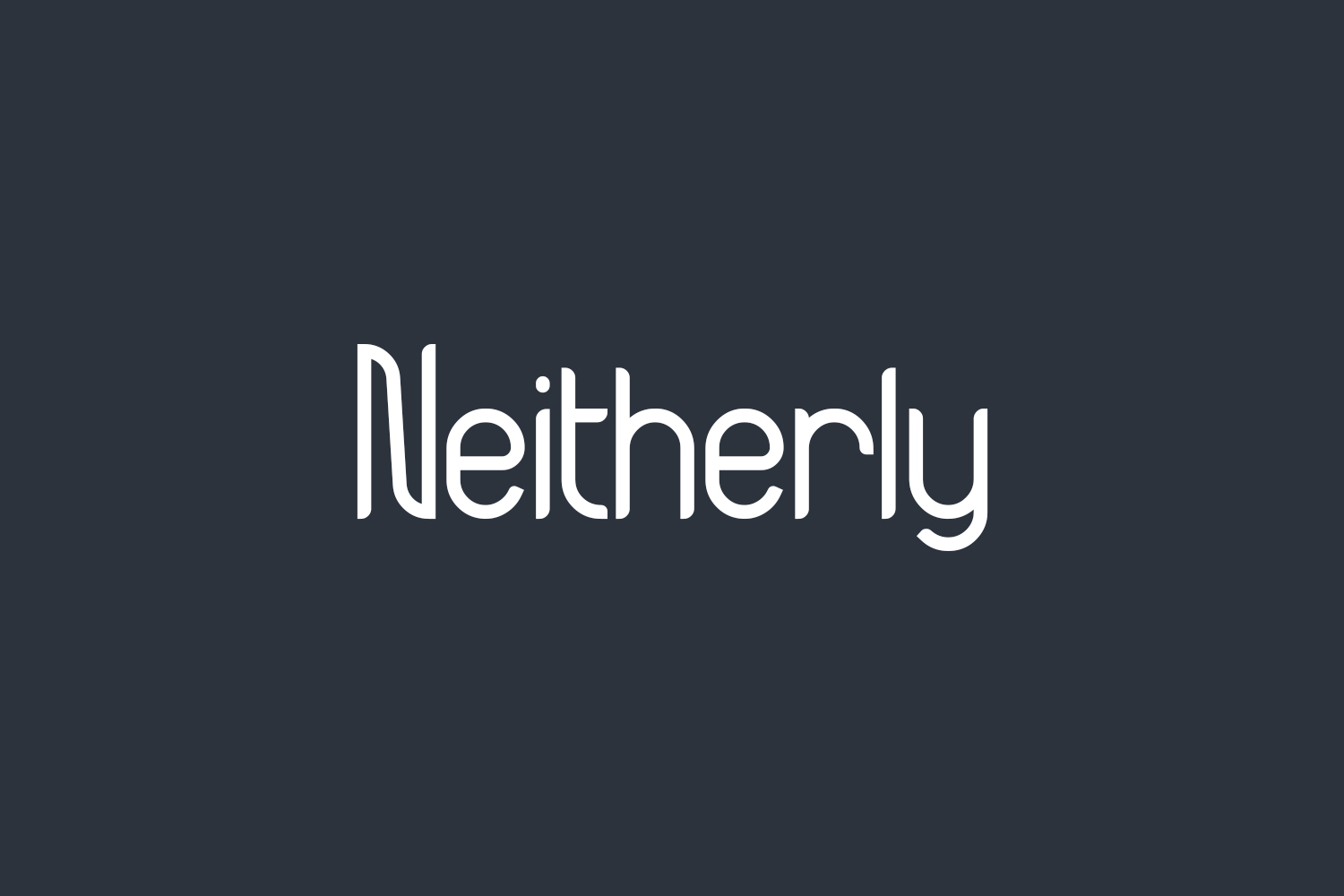 Neitherly Free Font