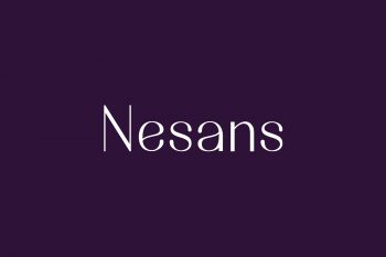 Nesans Free Font