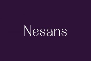 Nesans Free Font