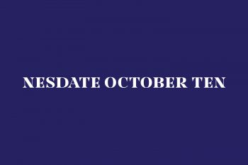 Nesdate October Ten Free Font