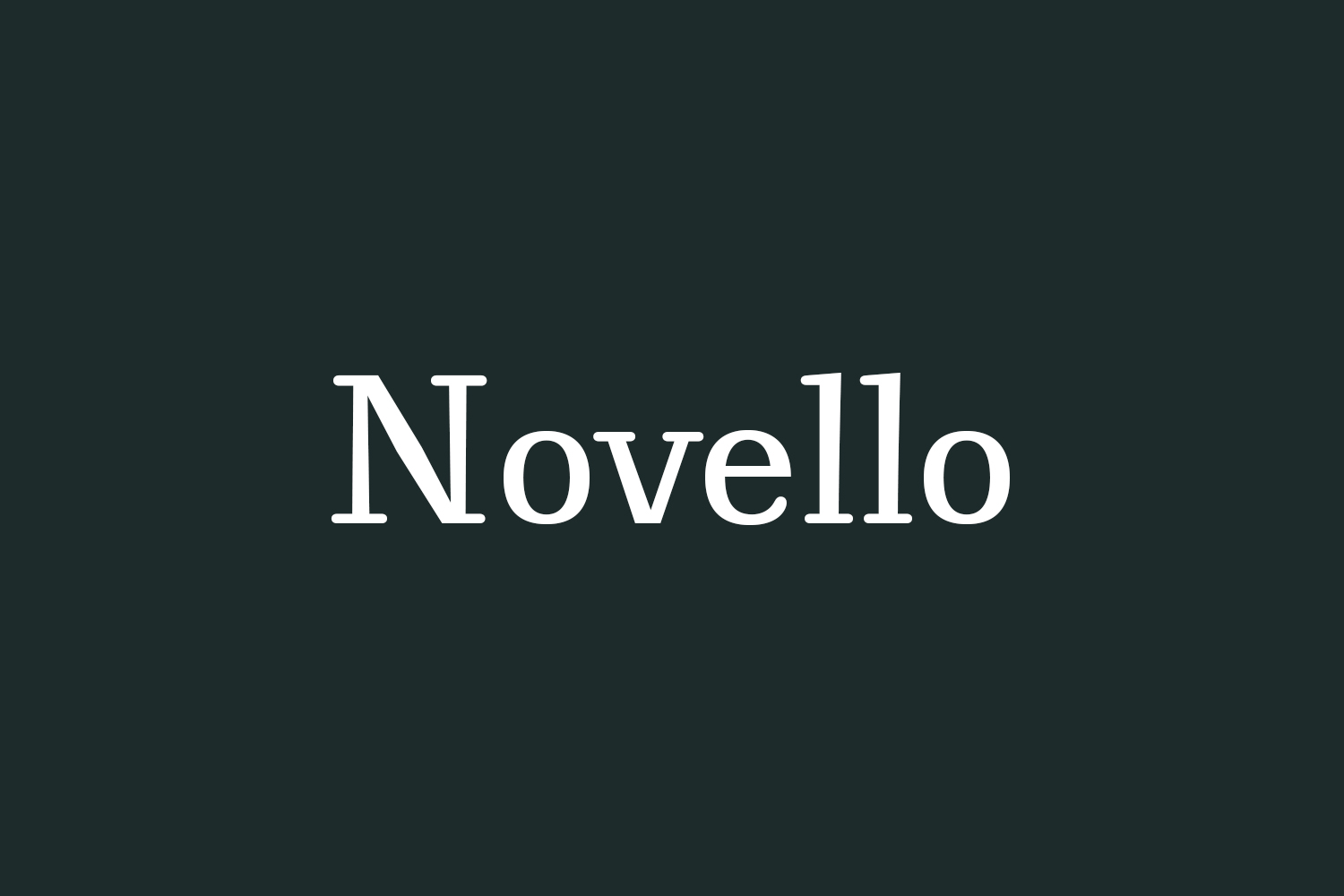 Novello Free Font