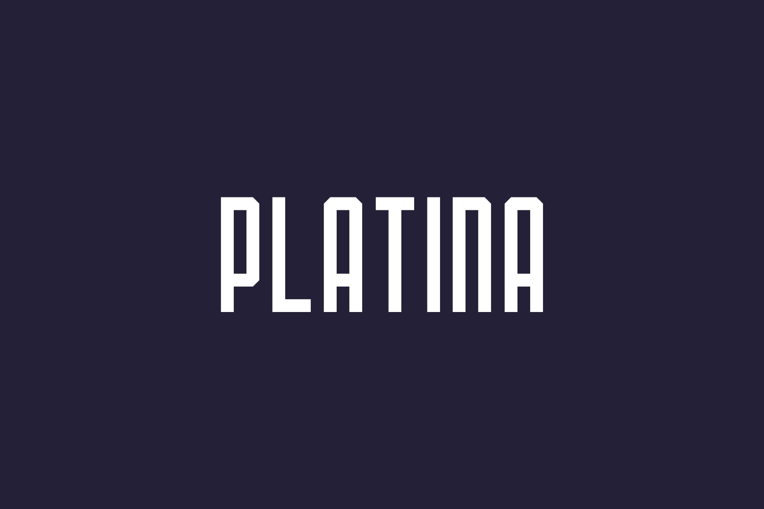 Platina Free Font