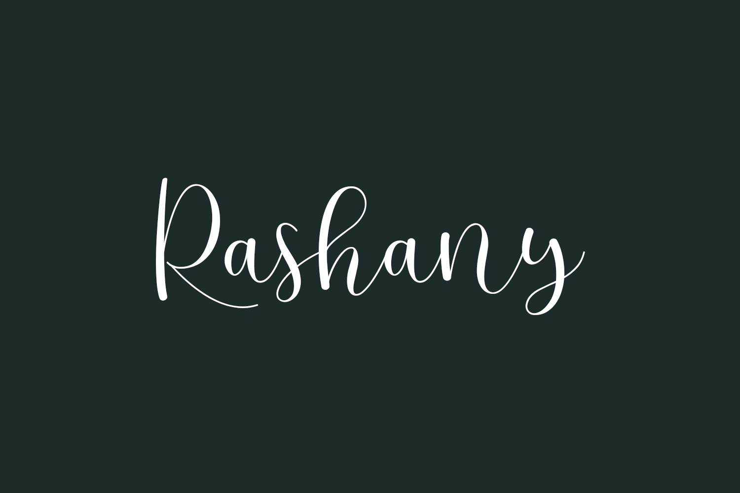Rashany Free Font